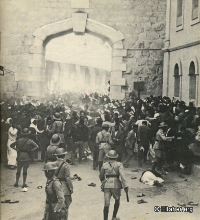 1933 - A daily scene in Jerusalem under the British